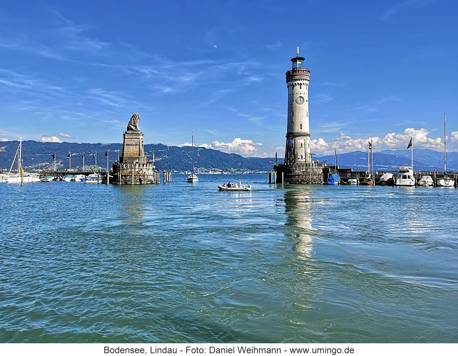 Bodensee, Hafeneinfahrt Lindau