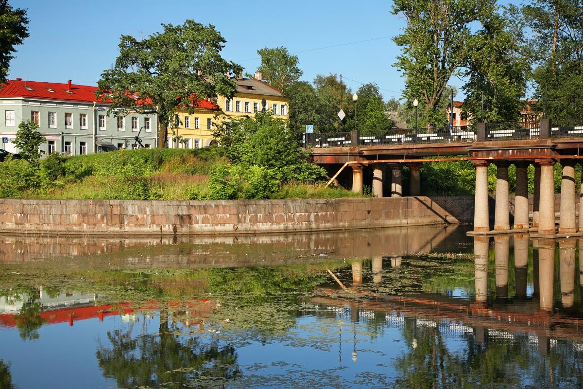 Alter Ladogakanal in Schlüsselburg