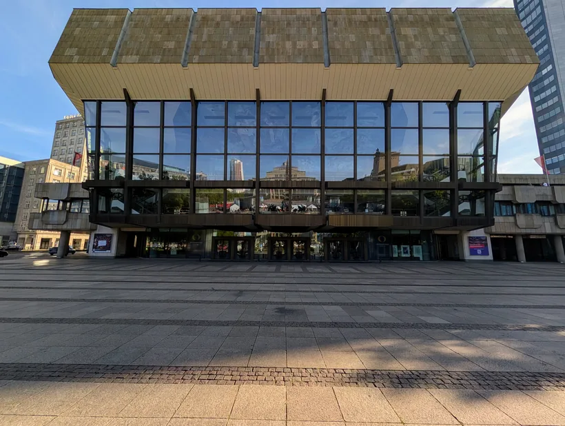 Das Gewandhaus am Augustusplatz in Leipzig