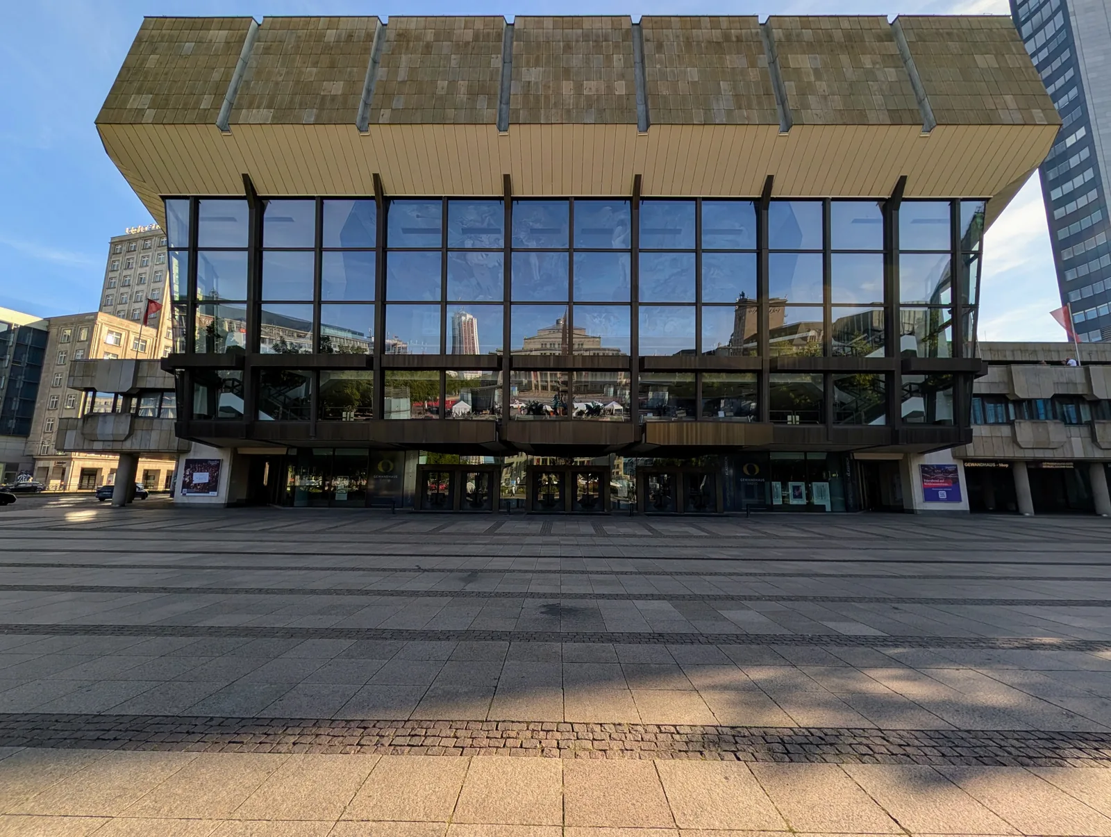 Das Gewandhaus am Augustusplatz in Leipzig