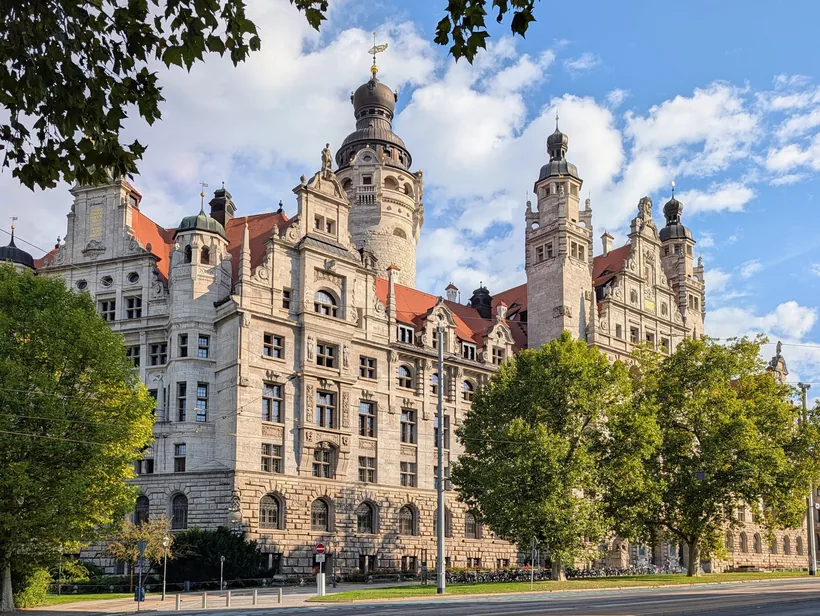 Das Neue Rathaus in Leipzig
