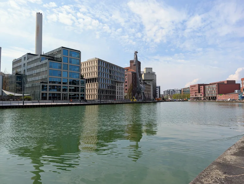 Stadthafen Münster mit dem Kreativkai am Dortmund-Ems-Kanal