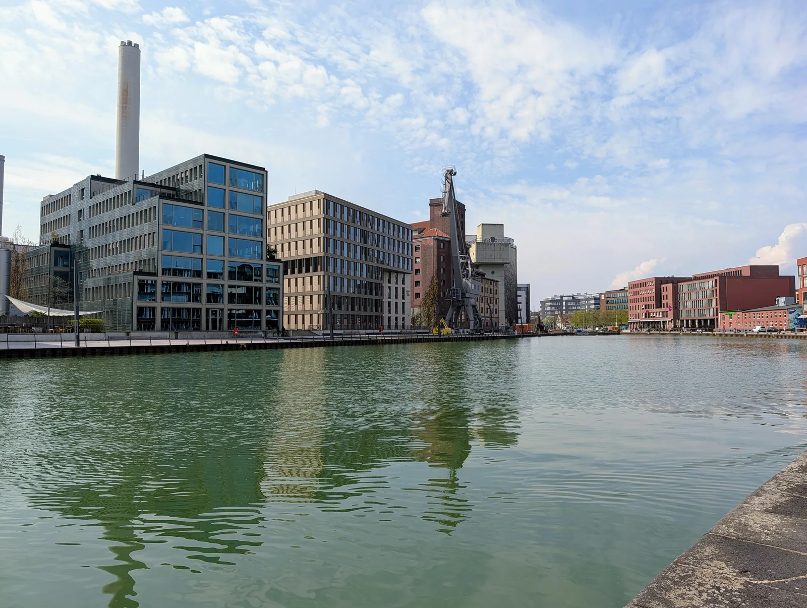 Stadthafen Münster mit dem Kreativkai am Dortmund-Ems-Kanal
