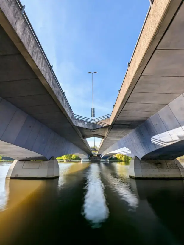 Münster - Torminbrücke über dem Aasee