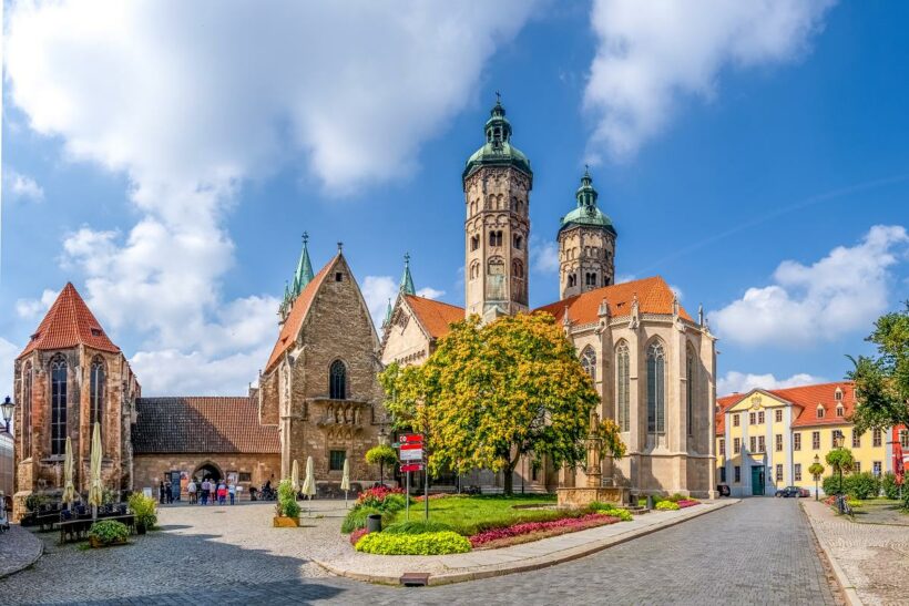Der Naumburger Dom St. Peter und Paul mit seinen Türmen