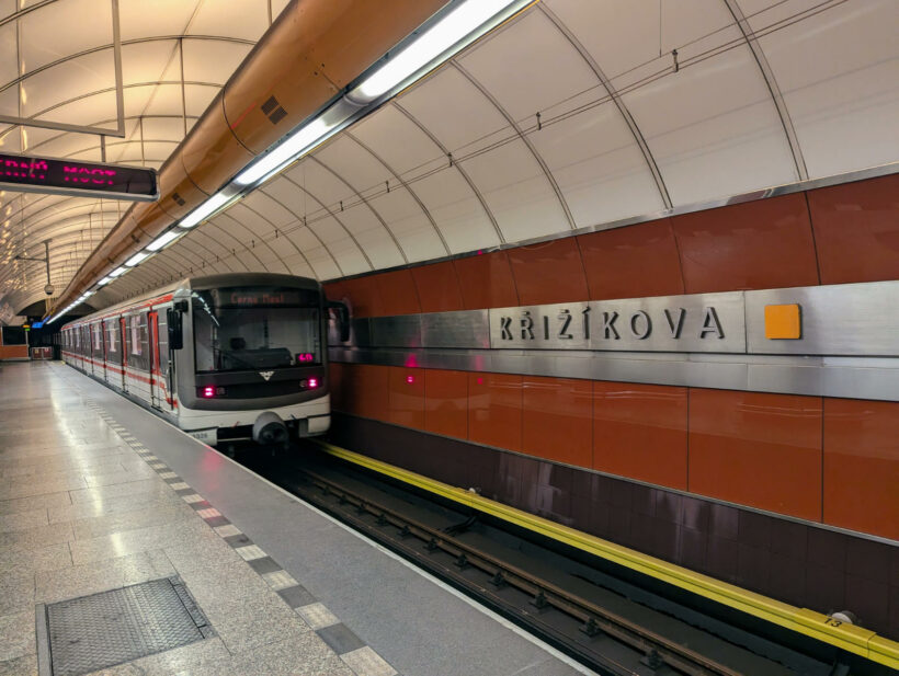 Prag, Metro - Station Křižíkova