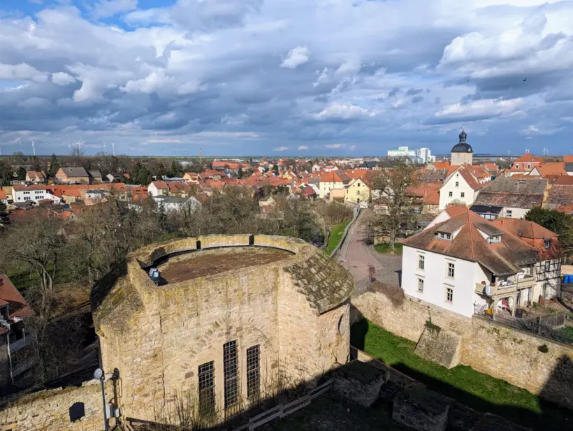 Querfurt Stadtpanorama, Blick über die Stadt