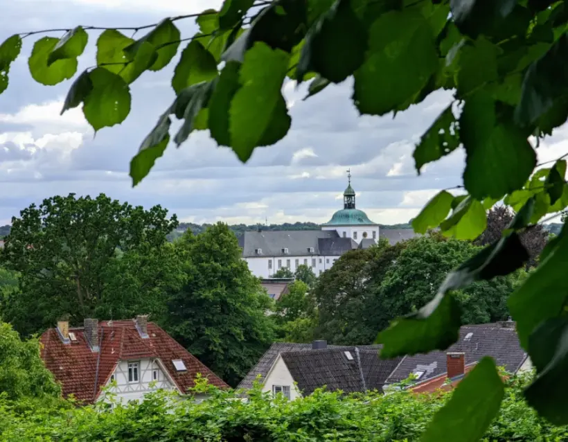 Blick zum Schloss Gottorf in Schleswig