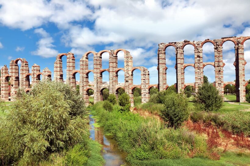 Acueducto de los Milagros Mérida (Extremadura)